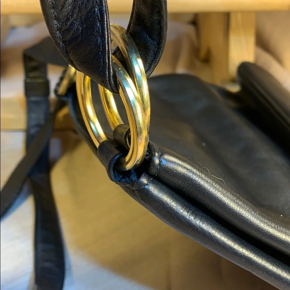 Paloma Picasso Made in Italy leather EVC rare bag